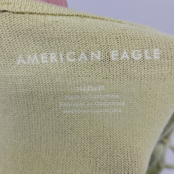 American Eagle Outfitters Womens Yellow Keyhole Cami Top Size M - Picture 15 of 16